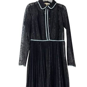 Maje Elegant Black Lace Dress